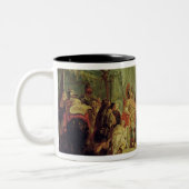 Alexander de Grote en Porus Tweekleurige Koffiemok (Links)