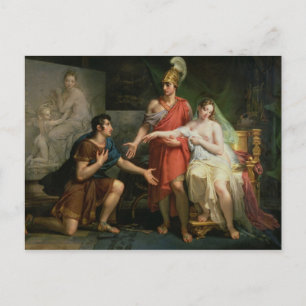 Alexander de Grote Handen over Campaspe Briefkaart