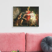 Alexander de Grote Handen over Campaspe Canvas Afdruk (Insitu (Woonkamer))