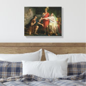 Alexander de Grote Handen over Campaspe Canvas Afdruk (Insitu (Slaapkamer))