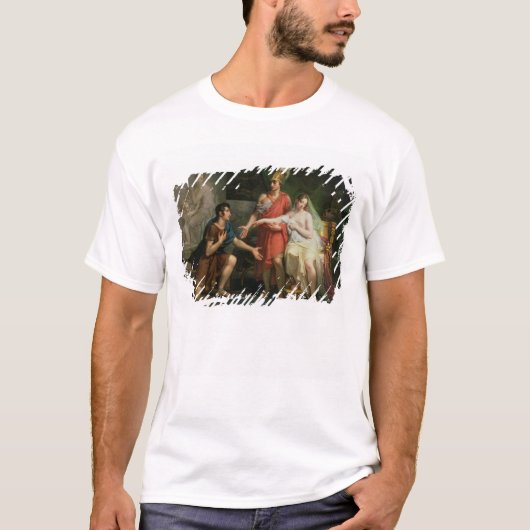 Alexander de Grote Handen over Campaspe T-shirt (Voorkant)