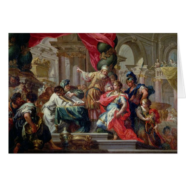 Alexander de Grote in de tempel van Jeruzalem (Voorkant Horizontaal)