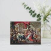 Alexander de Grote in de tempel van Jeruzalem Briefkaart (Staand voorkant)