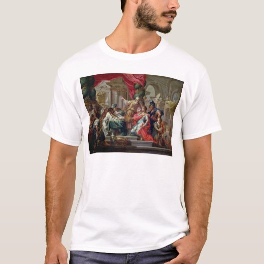 Alexander de Grote in de tempel van Jeruzalem T-shirt (Voorkant)