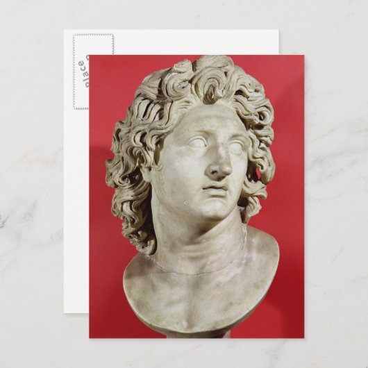 Alexander de Grote Koning van Macedonië Briefkaart (Voorkant / Achterkant)