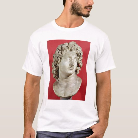 Alexander de Grote Koning van Macedonië T-shirt (Voorkant)