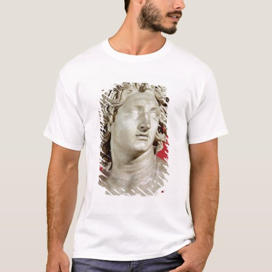 Alexander de Grote Koning van Macedonië T-shirt (Voorkant)