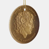 Alexander de Grote, koning van Macedoniërs Keramisch Ornament (Rechts)