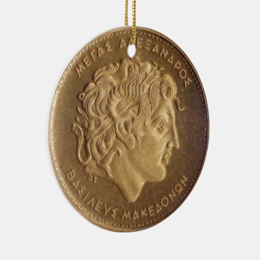 Alexander de Grote, koning van Macedoniërs Keramisch Ornament (Rechts)