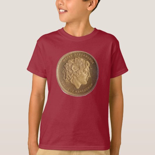Alexander de Grote, koning van Macedoniërs T-shirt (Voorkant)