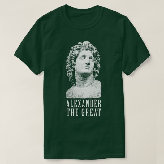 Alexander de Grote Macedonische Oude Griekenland H T-shirt (Design voorkant)