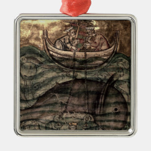 Alexander de Grote Metalen Ornament