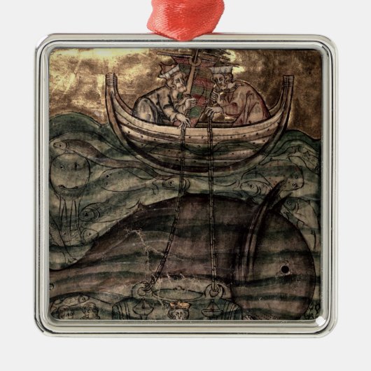 Alexander de Grote Metalen Ornament (Voorkant)