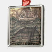 Alexander de Grote Metalen Ornament (Links)