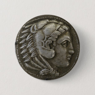 Alexander de Grote Mijn Ronde Button 5,7 Cm