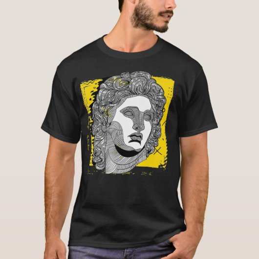 Alexander de Grote Tshirt Griekse Mythologie Histo (Voorkant)