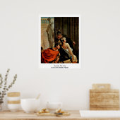 Alexander de Grote van Giovanni Battista Tiepolo Poster (Keuken)