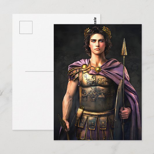 Alexander de Grote - Veroveraar van de Rijken Briefkaart (Voorkant / Achterkant)