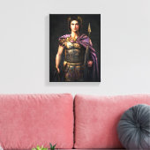 Alexander de Grote - Veroveraar van de Rijken Canvas Afdruk (Insitu (Woonkamer))