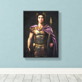 Alexander de Grote - Veroveraar van de Rijken Canvas Afdruk (Insitu (Houten vloer))