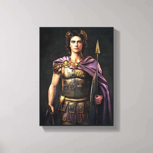 Alexander de Grote - Veroveraar van de Rijken Canvas Afdruk (Voorkant)