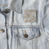 Alexander de Grote Vierkante Button 5,1 Cm (In situ)