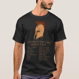 Alexander De Grote Wereld Tour Ancient Griekse His T-shirt