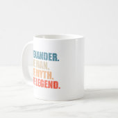 Alexander De Man De Mythe De Legende Koffiemok (Voorkant links)