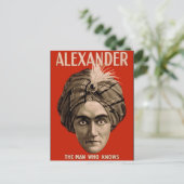 Alexander de Man die het kent Briefkaart (Staand voorkant)
