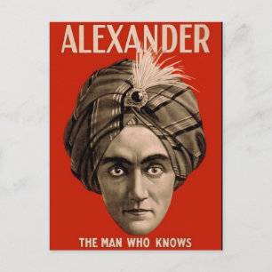 Alexander de Man die het kent Briefkaart