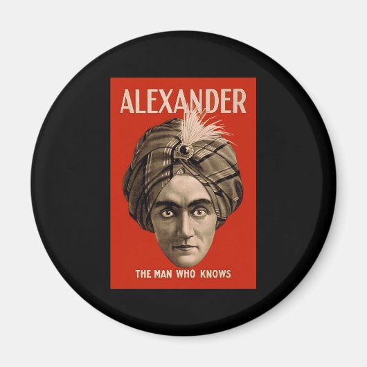 Alexander de Man die het kent Magneet (Voorkant)