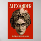 Alexander de Man die het kent Poster (Voorkant)