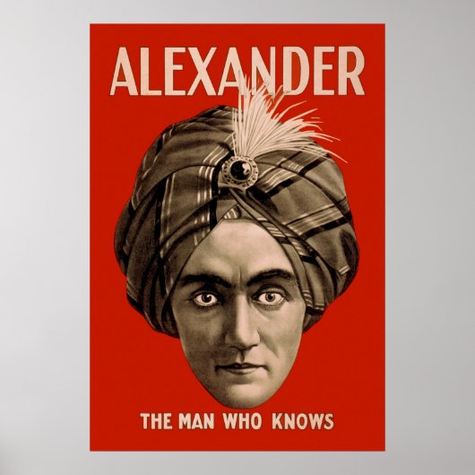 Alexander de Man die het kent Poster (Voorkant)