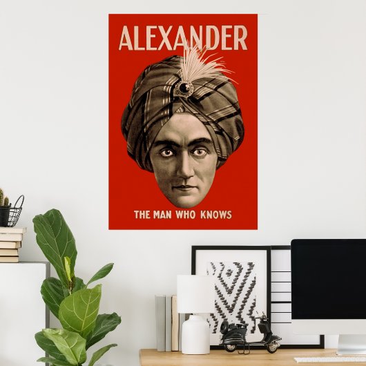 Alexander de Man die het kent Poster (Thuiskantoor)