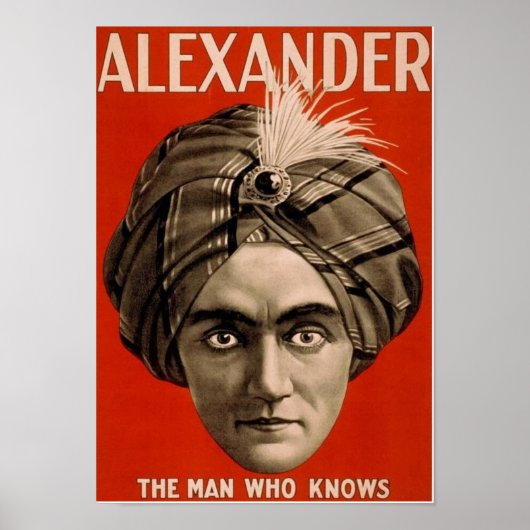 Alexander de Man die het kent Poster (Voorkant)
