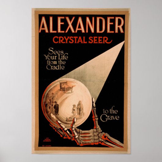 ALEXANDER DE SEER VINTAGE POSTER (Voorkant)