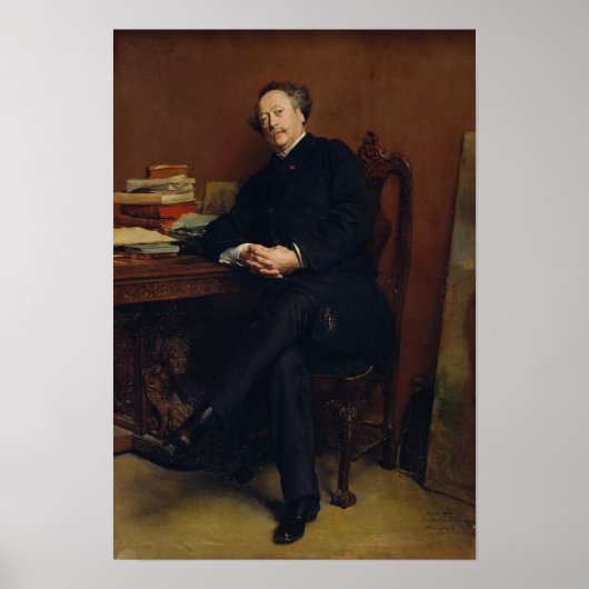 Alexander Dumas Fils 1877 Poster (Voorkant)