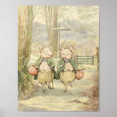 Alexander en Biggetje Bland van Beatrix Potter Poster (Voorkant)