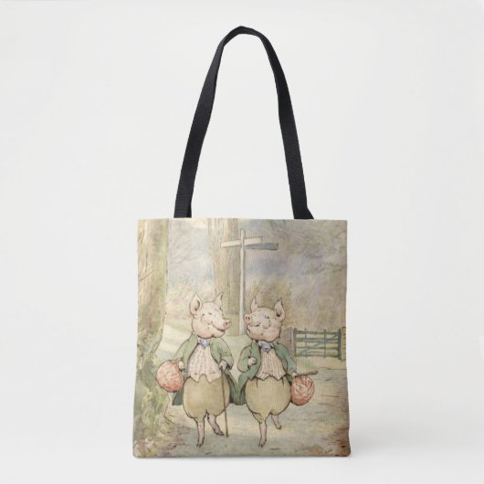 Alexander en Biggetje Bland van Beatrix Potter Tote Bag (Voorkant)
