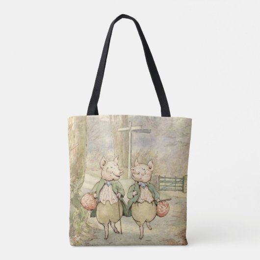 Alexander en Biggetje Bland van Beatrix Potter Tote Bag (Achterkant)