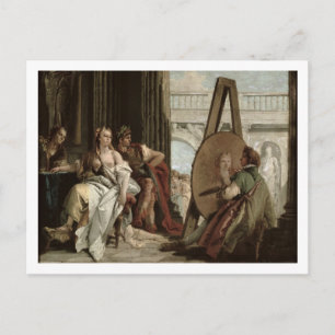 Alexander en Campaspe in het huis van de schilder Briefkaart
