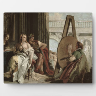 Alexander en Campaspe in het huis van de schilder Fotoplaat