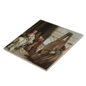 Alexander en Campaspe in het huis van de schilder Tegeltje (Zijkant)