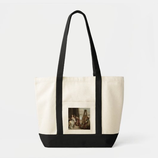 Alexander en Campaspe in het huis van de schilder Tote Bag (Voorkant)