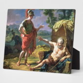 Alexander en Diogenes, 1818 (olie op canvas) Fotoplaat (Zijkant)