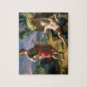 Alexander en Diogenes, 1818 (olie op canvas) Legpuzzel (Verticaal)