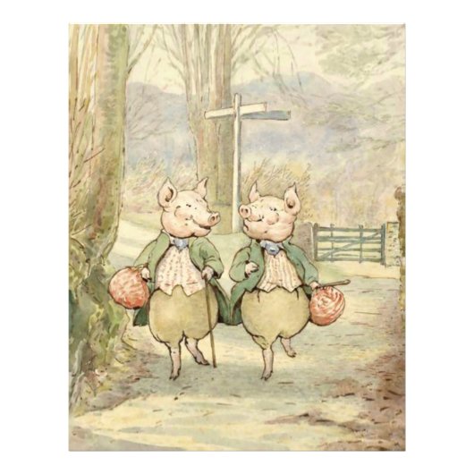 Alexander en Pigling Bland door Beatrix Potter Foto Afdruk (Voorkant)