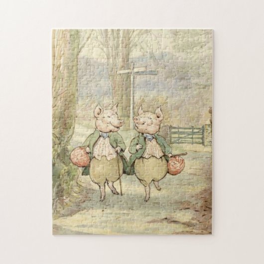 Alexander en Pigling Bland van Beatrix Potter Legpuzzel (Verticaal)
