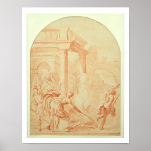 Alexander en Thais op hun dronken overstroming Poster