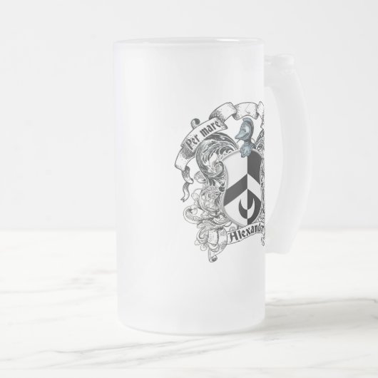 Alexander Family Crest Matglas Bierpul (Voorkant rechts)